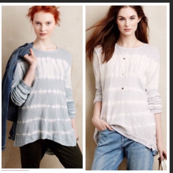 Anthropologie Left of Center Fela Tie Dye Oversized Long Sleeve Tunic Te… - Picture 2 of 8